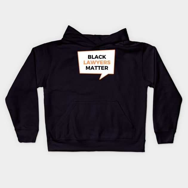 Black Lawyers Matter Kids Hoodie by applebubble